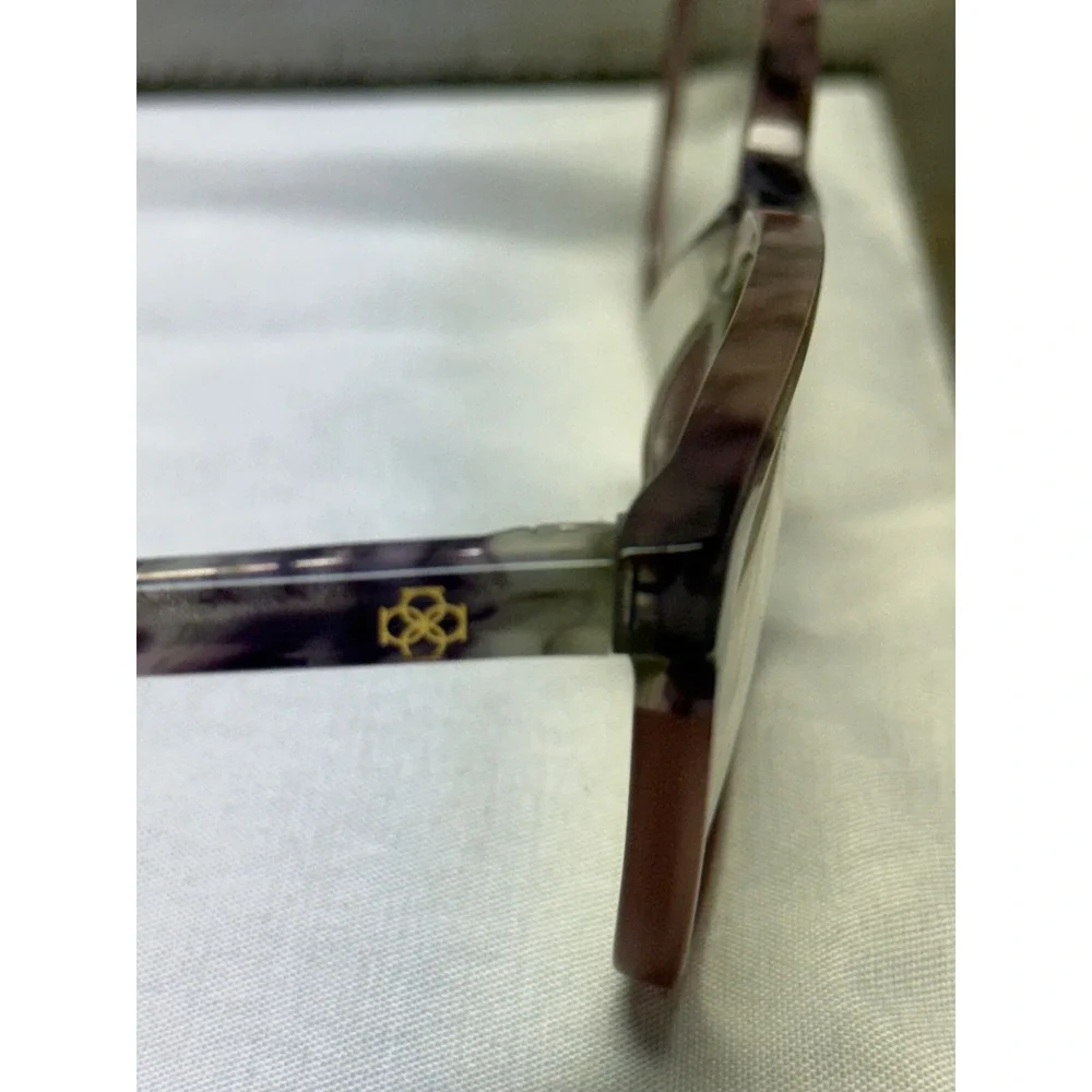 Ann Taylor Petite Eyeglasses ATP812 C03 Marbled Purple Grey Cat‎ Eye Frames